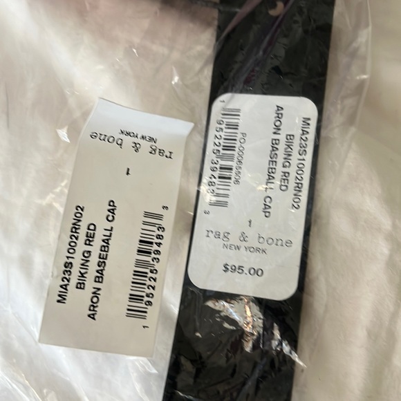 NWT- RAG & BONE ARON BASEBALL CAP - Picture 3 of 3